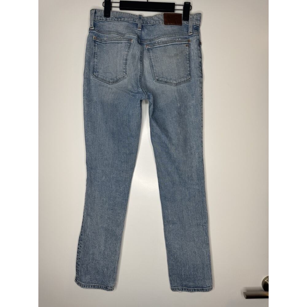 Madewell Jeans Womens Size 26 Tomboy Straight Leg Light Blue Denim High Waist - Picture 4 of 14